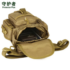 Multi-function Nylon Travel Shoulder Bag with Hidden Pocket