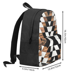 Urban Tribal Pattern Backpack - School Travel Bag for Men and Women