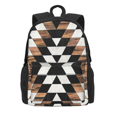 Urban Tribal Pattern Backpack - School Travel Bag for Men and Women