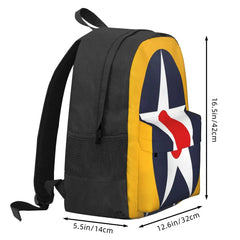 Usaac Historical Roundel 1919-1941 Backpacks Men's & Women's Kpop Bag