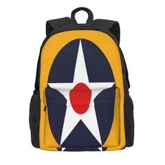 Usaac Historical Roundel 1919-1941 Backpacks Men's & Women's Kpop Bag