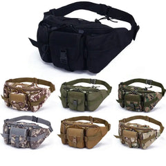 Men Waist Pack for Hiking Water Bottle Belt Bags Camouflage Fanny Pack