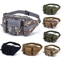 Men Waist Pack for Hiking Water Bottle Belt Bags Camouflage Fanny Pack
