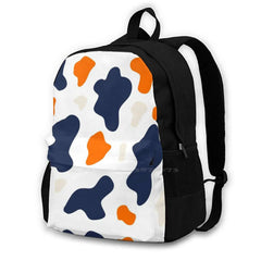 Uva Cow Print Bag Backpack For Men Women Girls Teenage