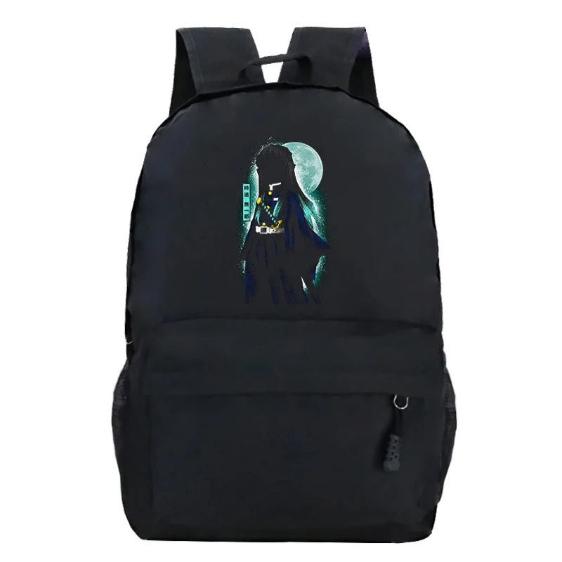 Uzui Dark Shadow Men Backpack Anime School Bag Girls Harajuku Book Bag