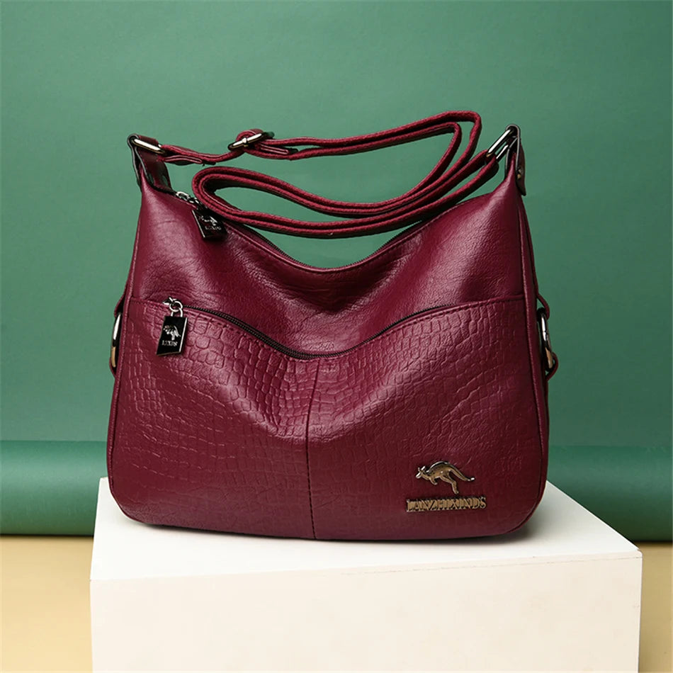 High Leather Handbags Women Bags Woman Messenger Shoulder Crossbody Bags For Wom