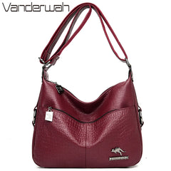High Leather Handbags Women Bags Woman Messenger Shoulder Crossbody Bags For Wom