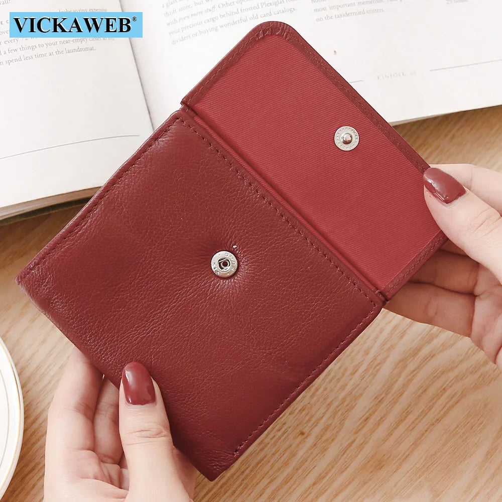 Small Leather Wallet Ladies Purse Female Hasp Womens Wallets And Purses