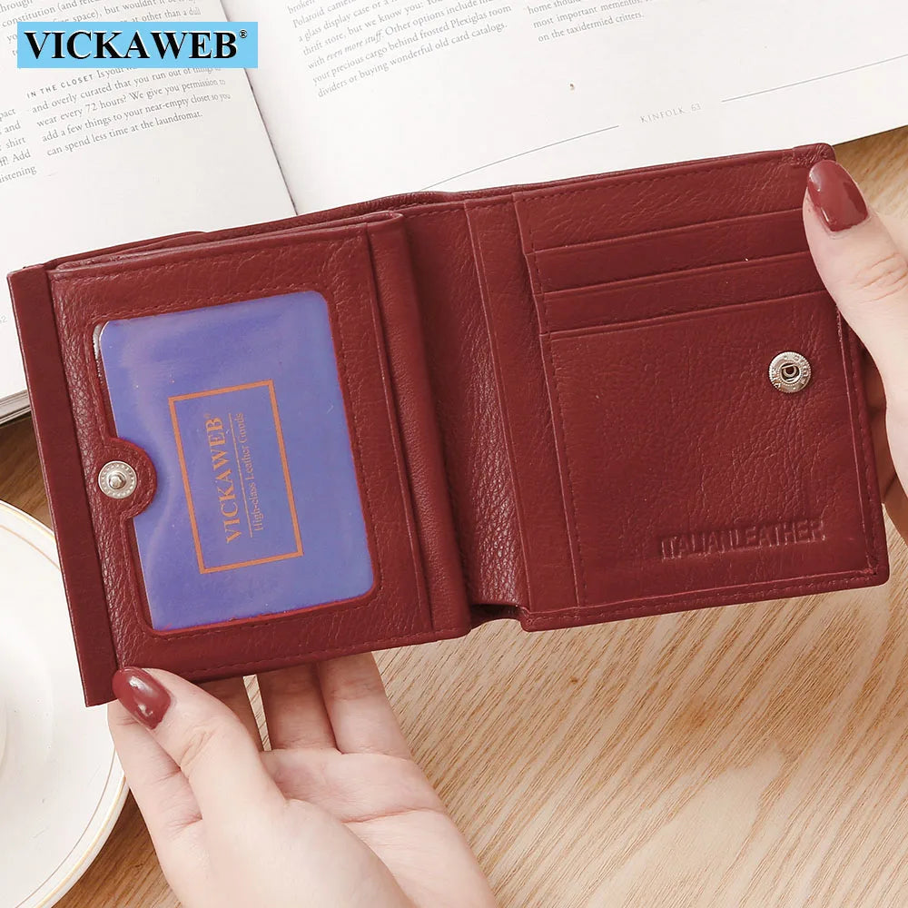 Small Leather Wallet Ladies Purse Female Hasp Womens Wallets And Purses