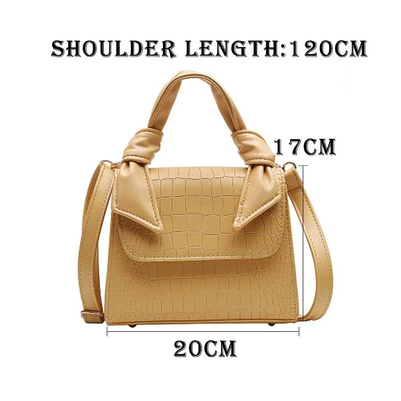 Stone Grain Casual Vintage Women Shoulder Bag Korea Style Texture