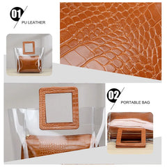 Valenkuci Transparent Tote Bags for Women High Hand Clear Bag Bolsa