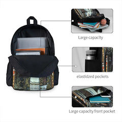 Vasilisa Men's Backpack with Zip Pockets