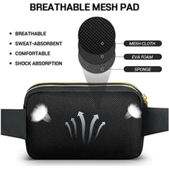 Vegan Rhombus Nylon Waist Packs Waterproof Fanny Pack