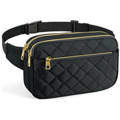 Vegan Rhombus Nylon Waist Packs Waterproof Fanny Pack