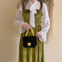 Vintage Lady Crossbody Bags Chain Messenger Shoulder Bag Small Purses