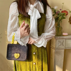Vintage Lady Crossbody Bags Chain Messenger Shoulder Bag Small Purses