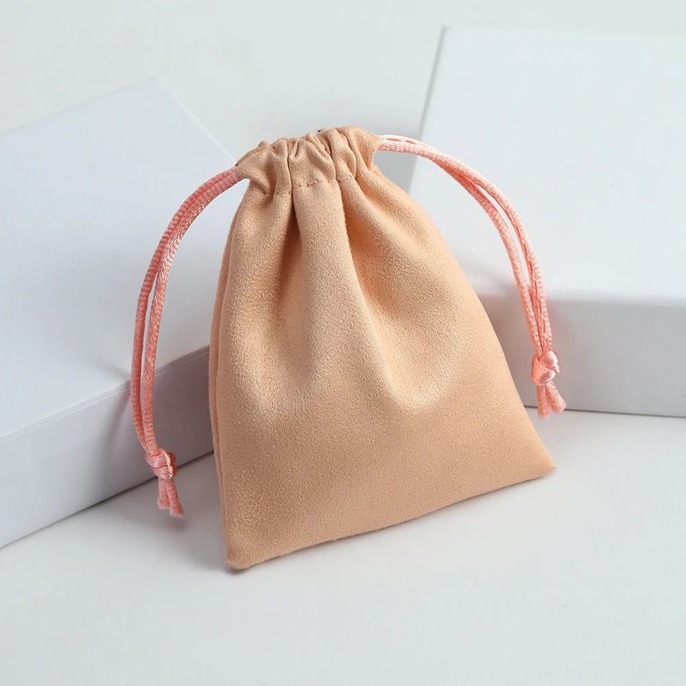 Velvet Jewelry Mini Gift Bags For Rings Necklace Pendant Flannel Drawstring