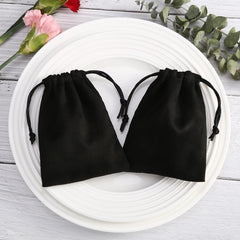Velvet Jewelry Mini Gift Bags For Rings Necklace Pendant Flannel Drawstring