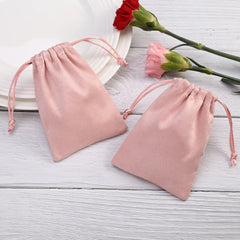 Velvet Jewelry Mini Gift Bags For Rings Necklace Pendant Flannel Drawstring