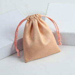 Velvet Jewelry Mini Gift Bags For Rings Necklace Pendant Flannel Drawstring