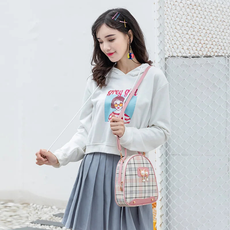 Mini Backpack Crossbody Bag For Teenage Girls
