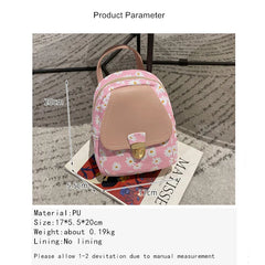 Mini Backpack Crossbody Bag For Teenage Girl Women Shoulder Phone Purse