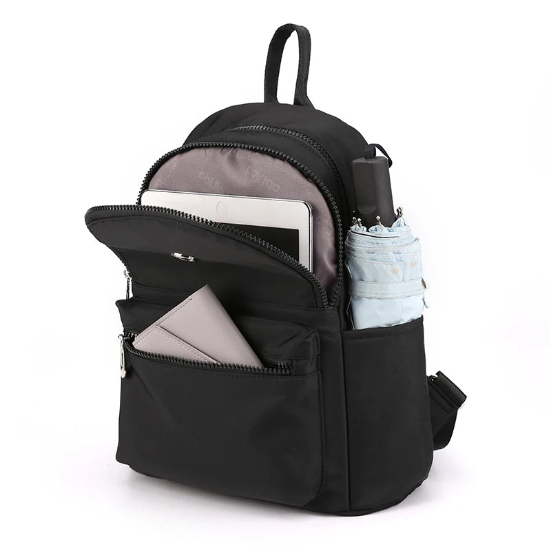 Waterproof Casual Women Backpack Red Rucksack