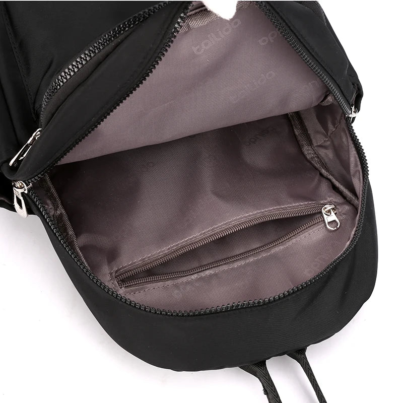 Waterproof Casual Women Backpack Red Rucksack