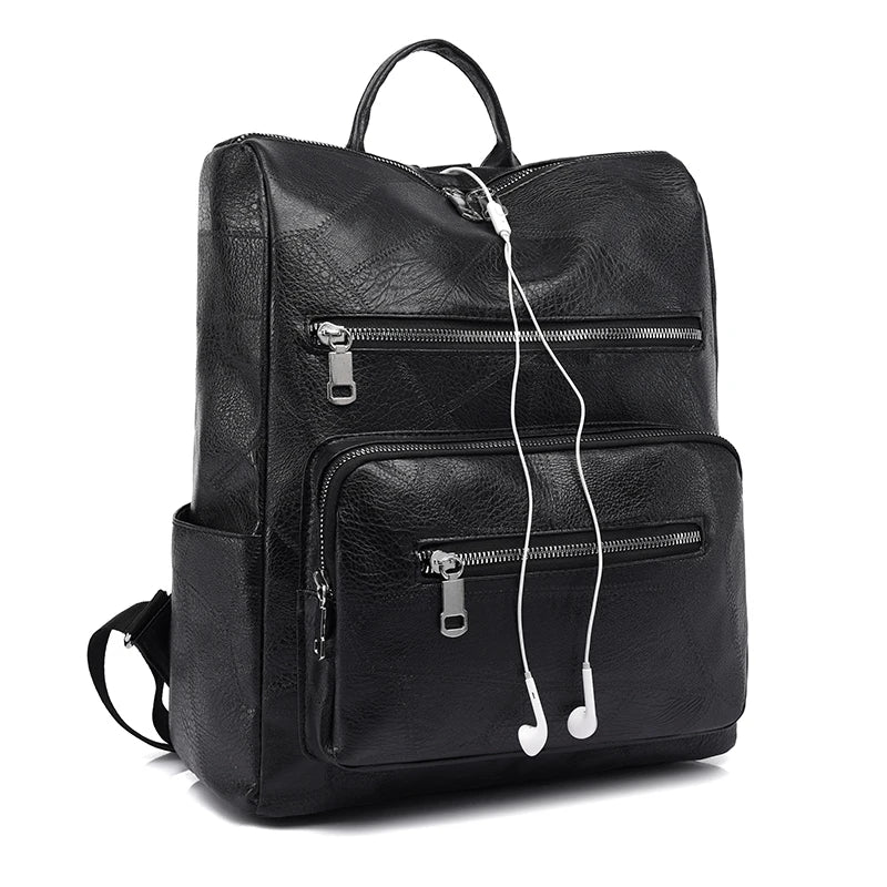 Vintage Women's Backpack Large Capacity Shoulder Bag for Travel