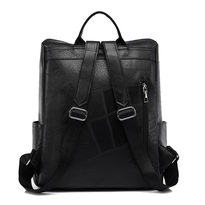 Vintage Women's Backpack Large Capacity Shoulder Bag for Travel