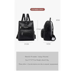 Vintage Women's Backpack Large Capacity Shoulder Bag for Travel