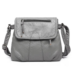 Soft Leather Crossbody Small Bag Shoulder Daypack for Women