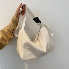 PU Crossbody Bag for Women Large Capacity Shoulder Messenger Bag Retro Handbags