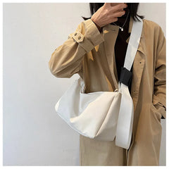 PU Crossbody Bag for Women Large Capacity Shoulder Messenger Bag Retro Handbags