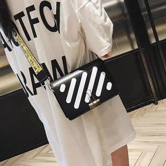 Crossbody Shoulder Bag Small Mini Square PU Bag