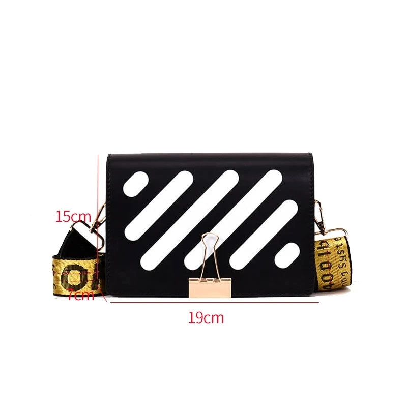 Crossbody Shoulder Bag Small Mini Square PU Bag