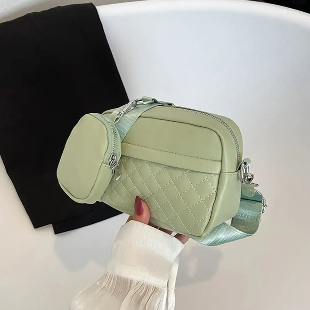 Versatile Women Shoulder Bag PU Leather Inclined Handbags
