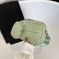 Versatile Women Shoulder Bag PU Leather Inclined Handbags