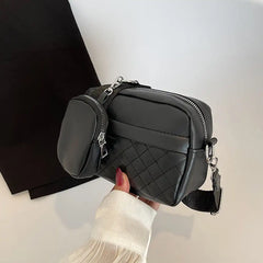 Versatile Women Shoulder Bag PU Leather Inclined Handbags