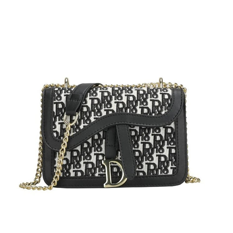 Women's Shoulder Bag Flaps Letter Crossbody Bag Female Shopper Handbags
