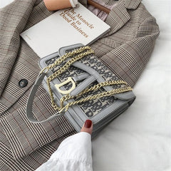 Women's Shoulder Bag Flaps Letter Crossbody Bag Female Shopper Handbags