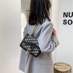 Women's Shoulder Bag Flaps Letter Crossbody Bag Female Shopper Handbags