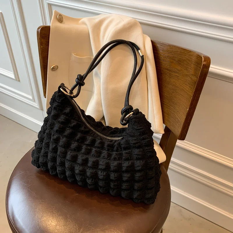 Versatile Small Bag Women's Wrinkled Armpit Single Shoulder Bag