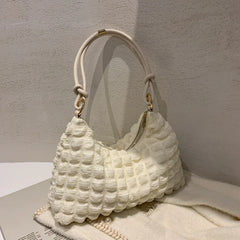 Versatile Small Bag Women's Wrinkled Armpit Single Shoulder Bag