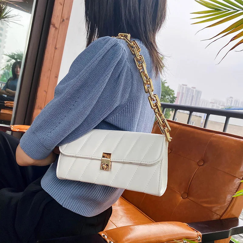 Women's Shoulder Bag Chain French Satchel