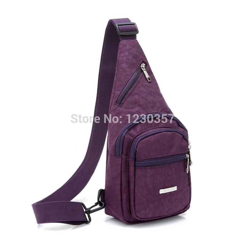 Ultra-Light Nylon Chest Bag 20x18CM for Men and Women