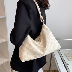 Lady Single-Shoulder Bag Solid Casual Totes Outdoor ShoppingPack