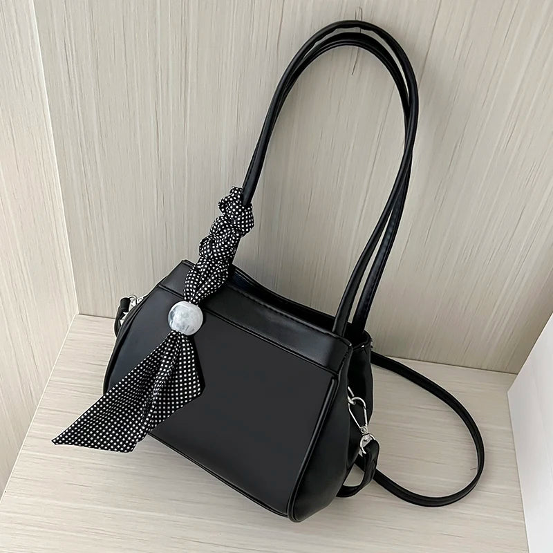 Women's Shoulder Messenger Bag Solid Summer Handbag and Purses