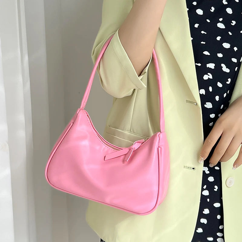 Women's Retro PU Leather Shoulder Bag Casual Handbags