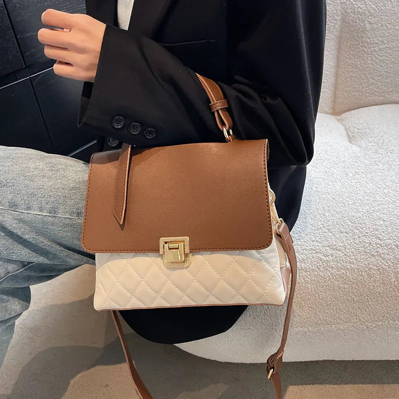 Winter Style Shoulder Bag Women's Fashion Handbag Large Capacity Messenger Bag